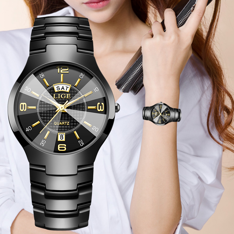 Luxury Watch Straps - LIGE Mode Elegante Damen Armbanduhr Luxus