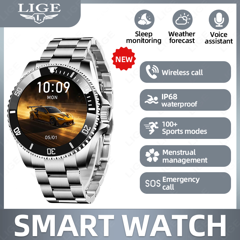 Luxury Watch Hd - LIGE Business Smartwatch für Herren, luxuriöse