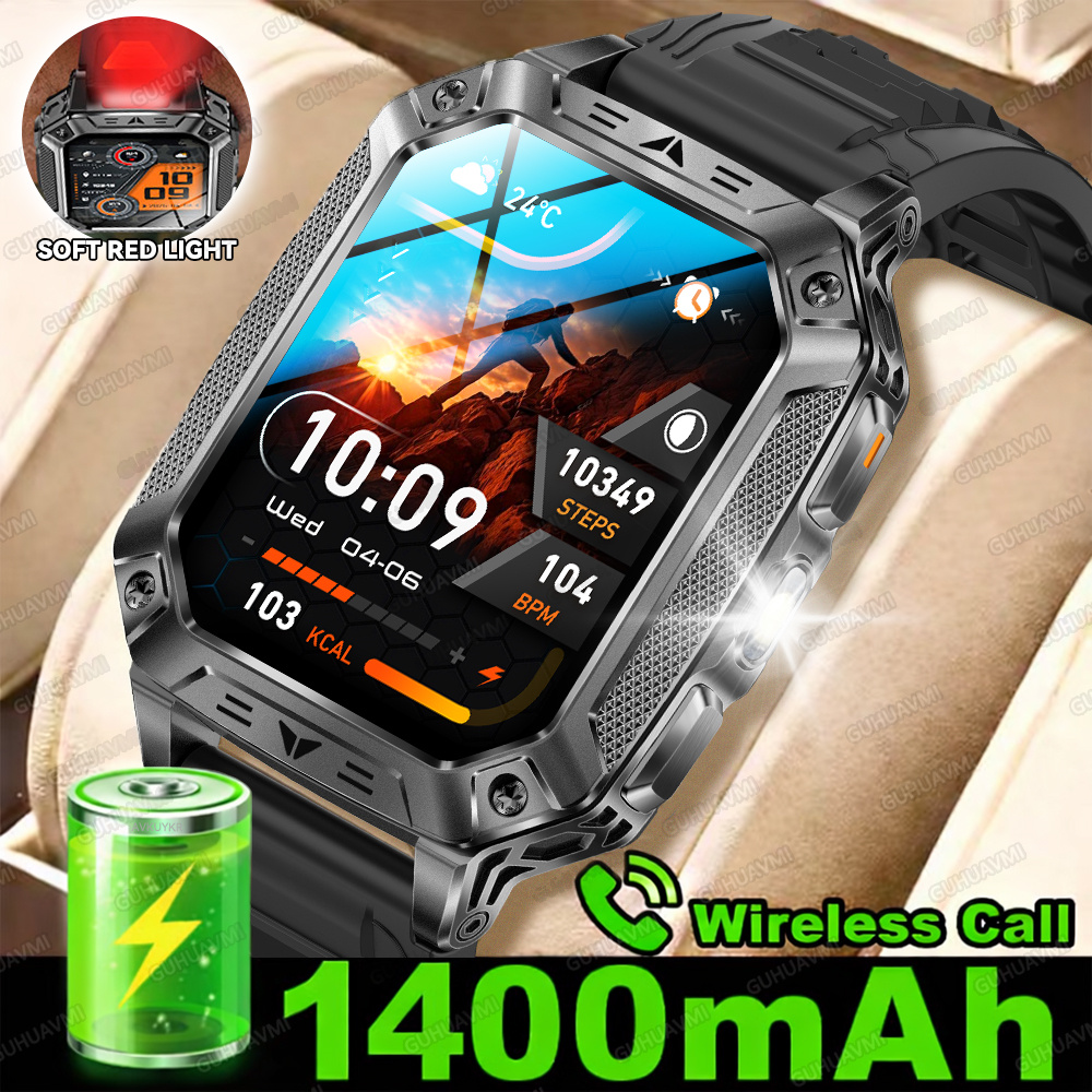 Gmt Dual Timezone Watch - 2026 Neue Ultra 1400mAh Akku Smartwatch