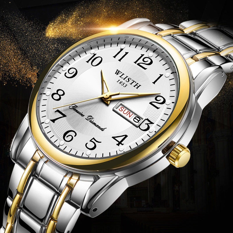 Luxury Watch Wallpaper - Luxus Herren Quarzuhr Digitale Armbanduhr Kalender