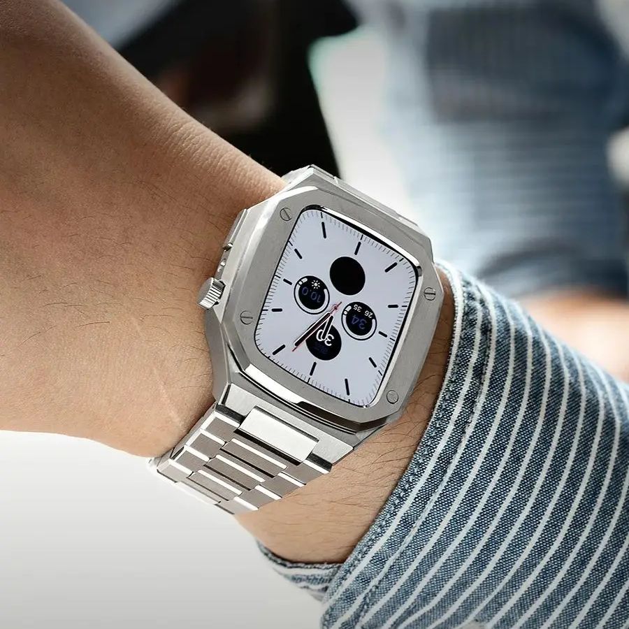 Luxury Watch Apple - 2025 Luxus-Modifikationsset für Apple Watch Serie