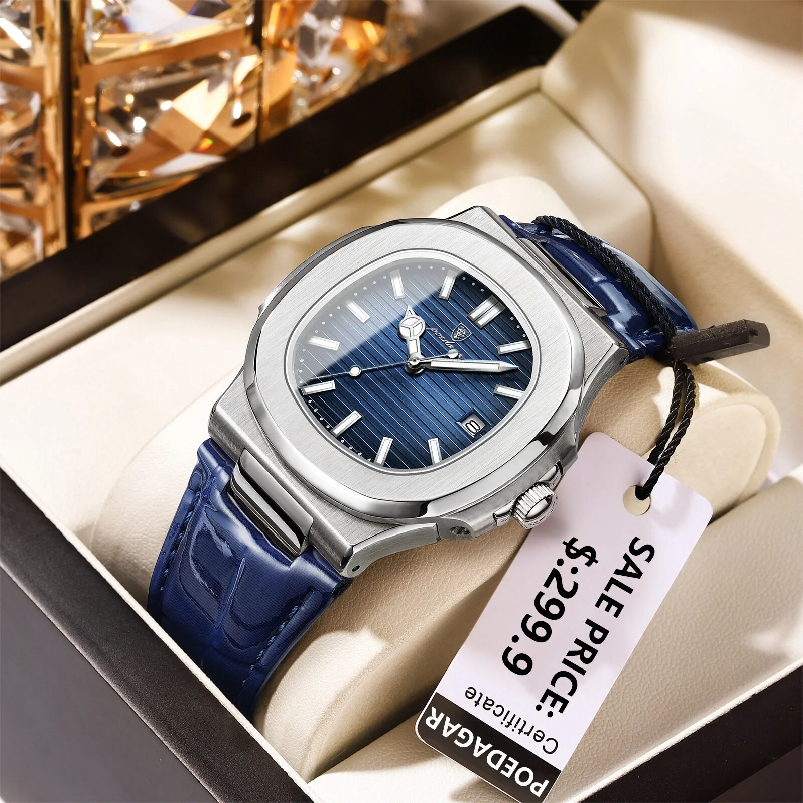 Luxury Watch Storage - POEDAGAR Top Luxus Platz Mann Uhr