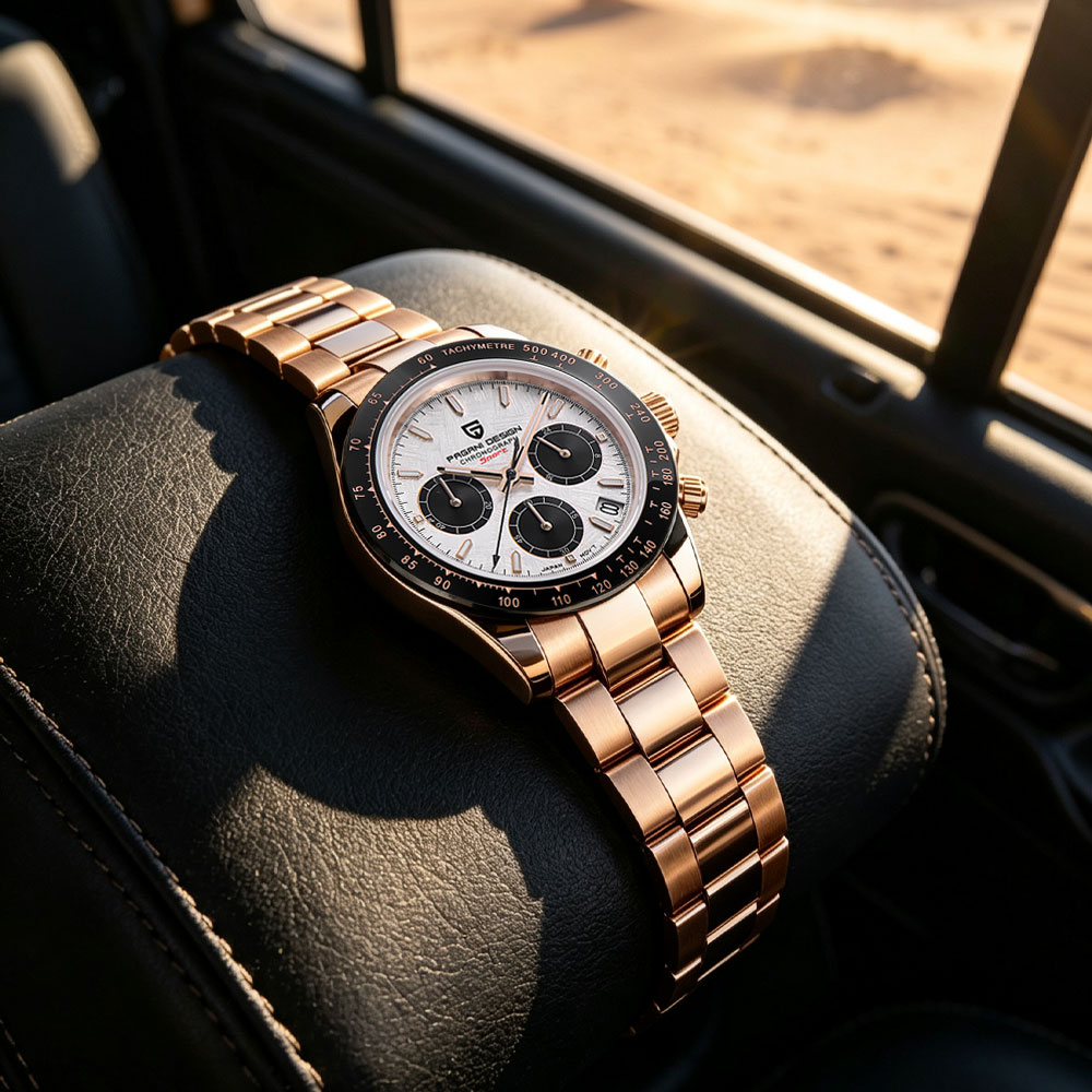 Luxury Watch Quality - Top-Marke PAGANI DESIGN Luxus-Herrenuhr Multifunktionaler Chronograph