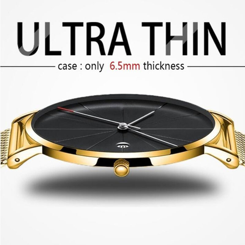Luxus Männer Uhren Männer Gold – Dress Watch Ultra Thin Bewertung und Preis