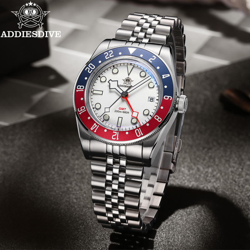 ADDIESDIVE 39mm Herren Quarz A – Gmt Dual Timezone Watch Bewertung und Preis