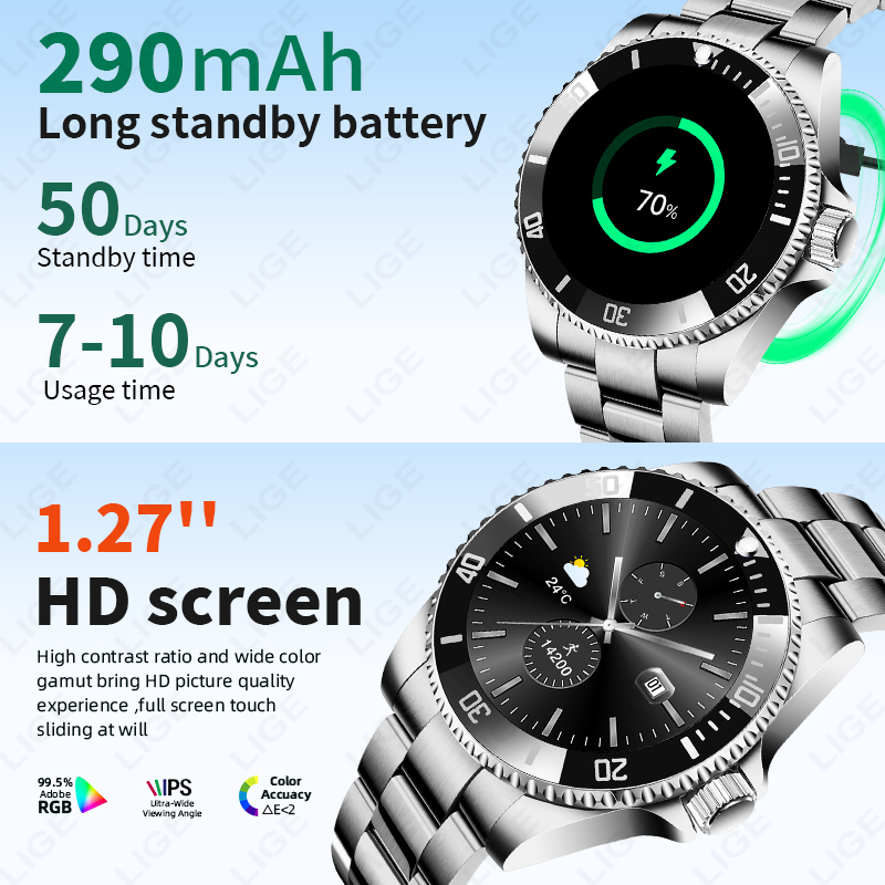 LIGE 2026 Smartwatch 1,27