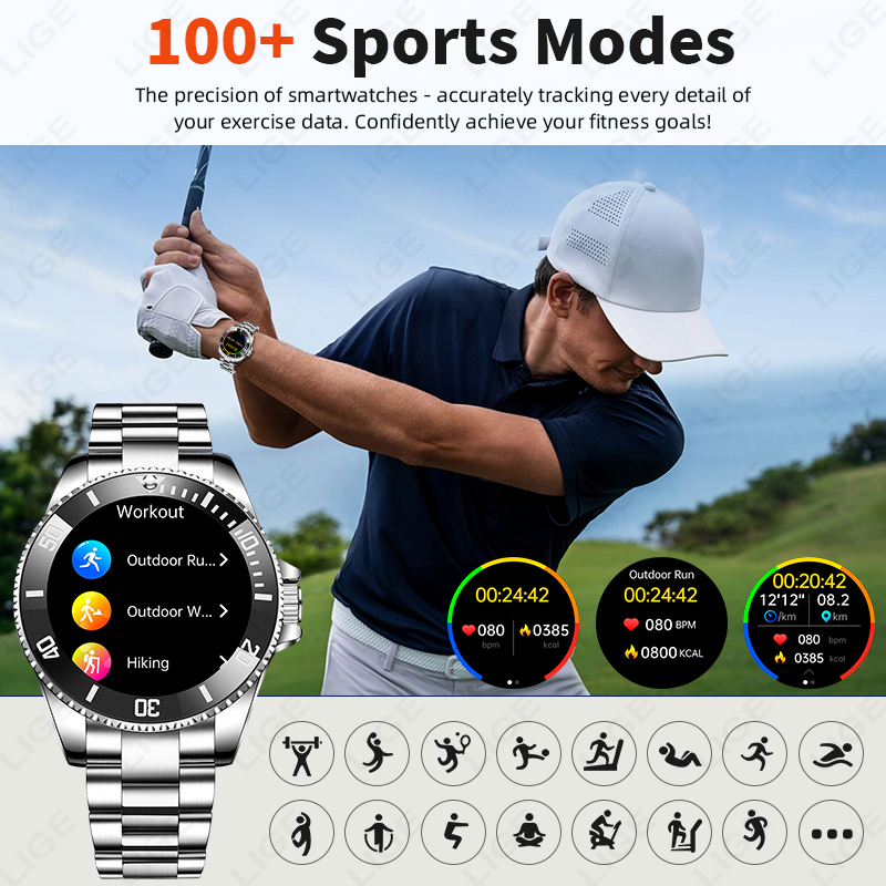 LIGE Business Smartwatch für H – Luxury Watch Hd Bewertung und Preis