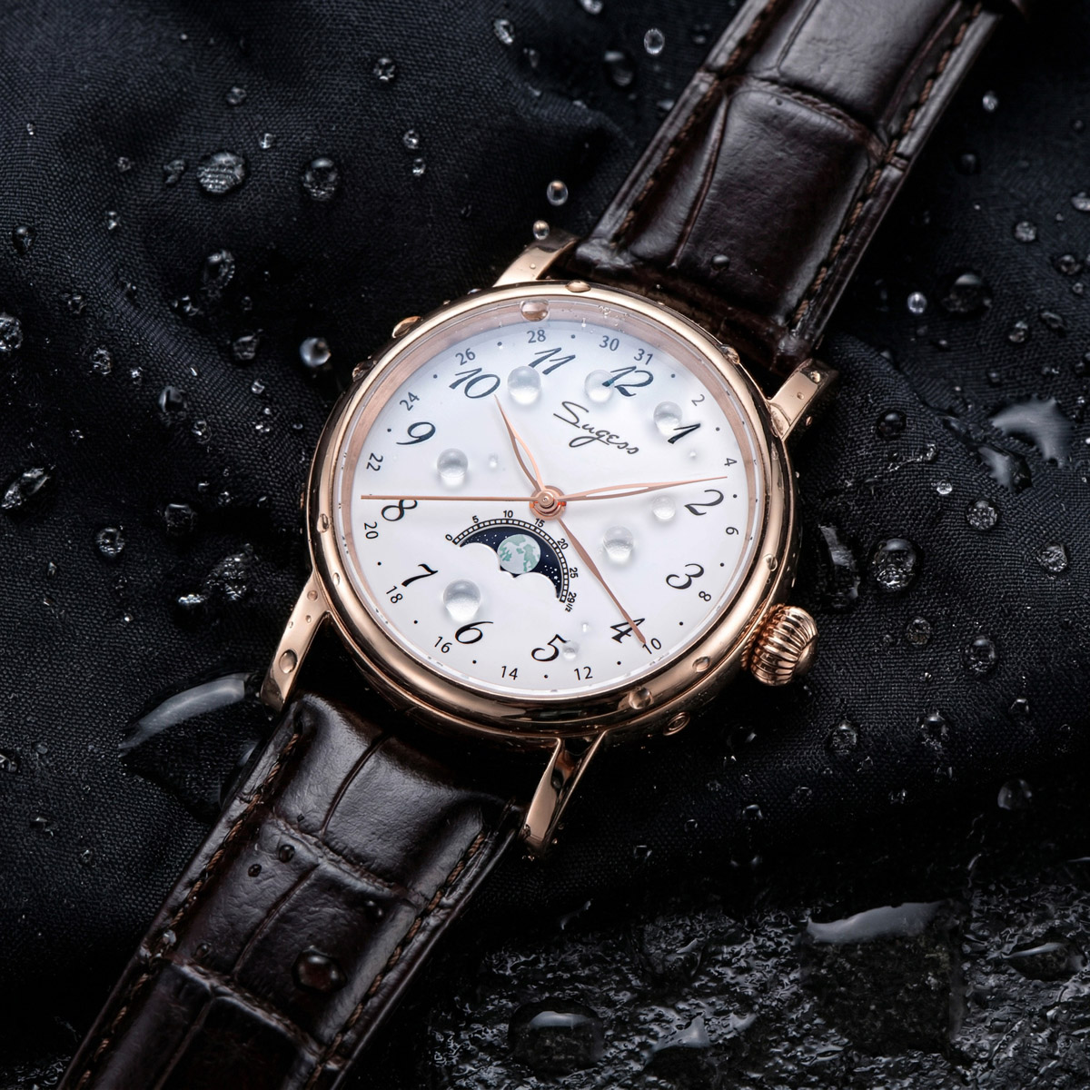 Sugess Männer Uhren Tianjin St – Moonphase Complication Watch Bewertung und Preis