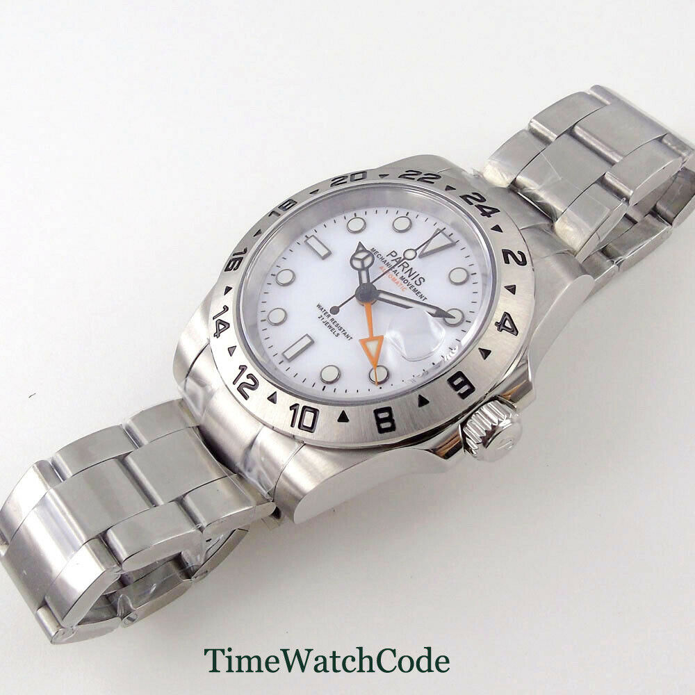 Parnis 40mm Saphirglas automat – Gmt Dual Timezone Watch Bewertung und Preis