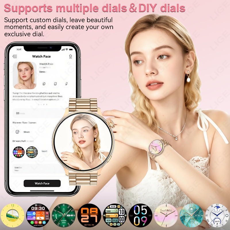 LIGE Luxus-Smartwatch für Dame – Luxury Watch Hd Bewertung und Preis