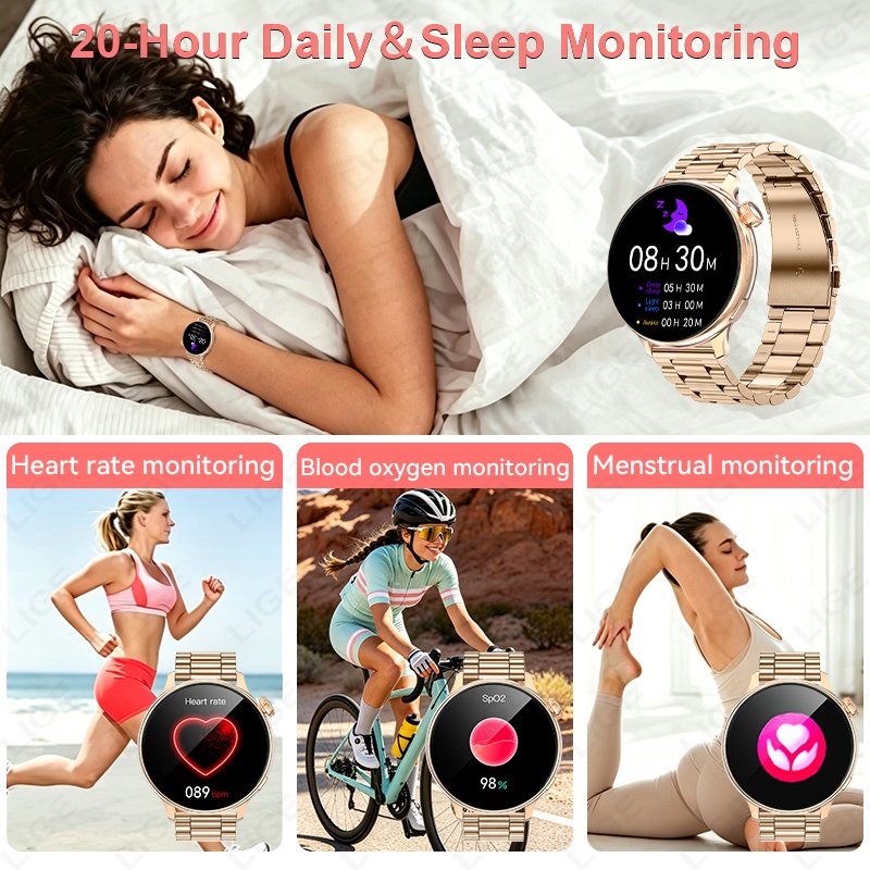 LIGE Luxus-Smartwatch für Dame – Luxury Watch Hd Bewertung und Preis