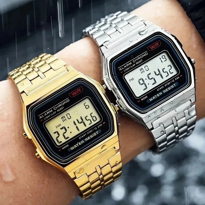 Luxus F91W Stahlband-Uhren LED – Luxury Watch Wallpaper Bewertung und Preis