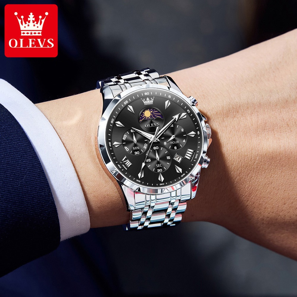 OLEVS 3653 Marken-Mondphasen-K – Luxury Watch Wallpaper Bewertung und Preis