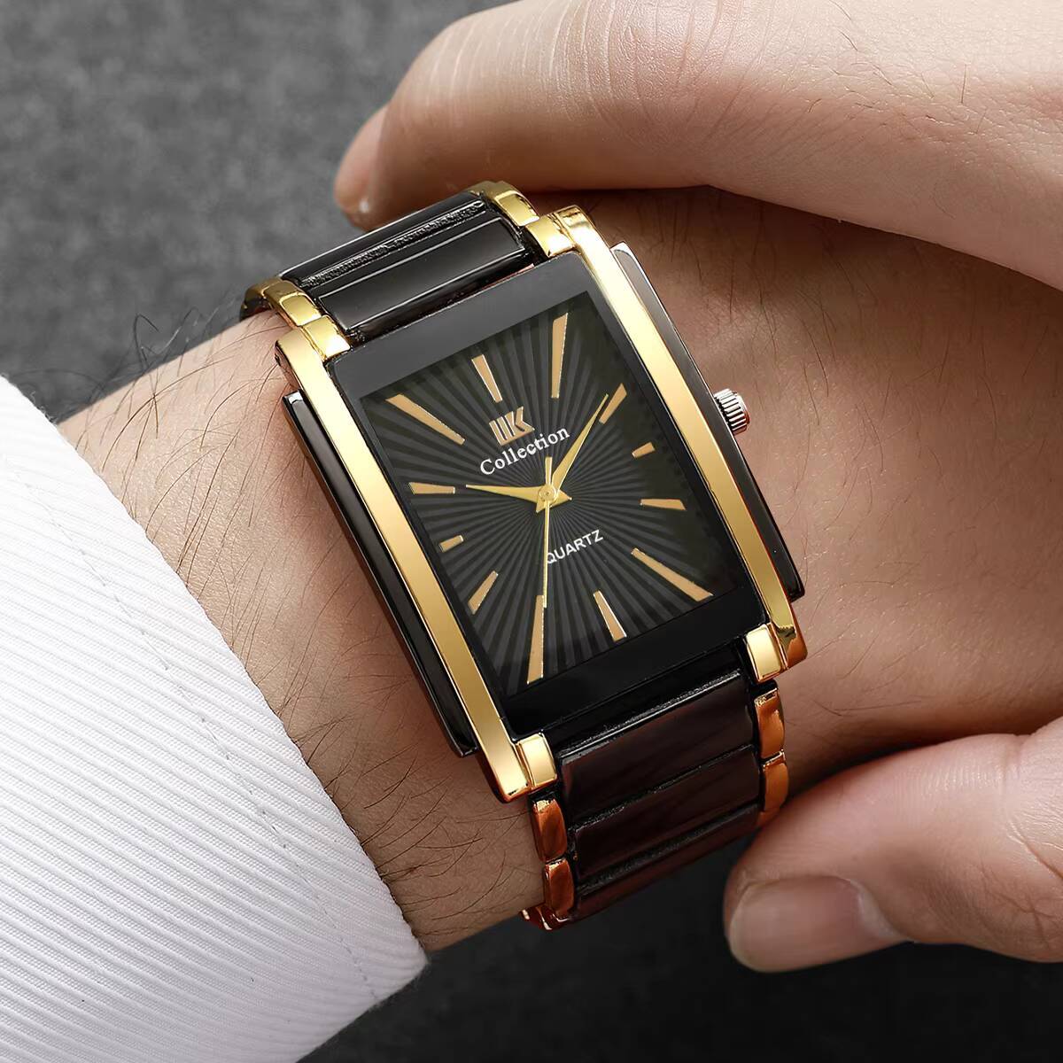 Luxus Rechteck Männer Business – Luxury Watch Storage Bewertung und Preis