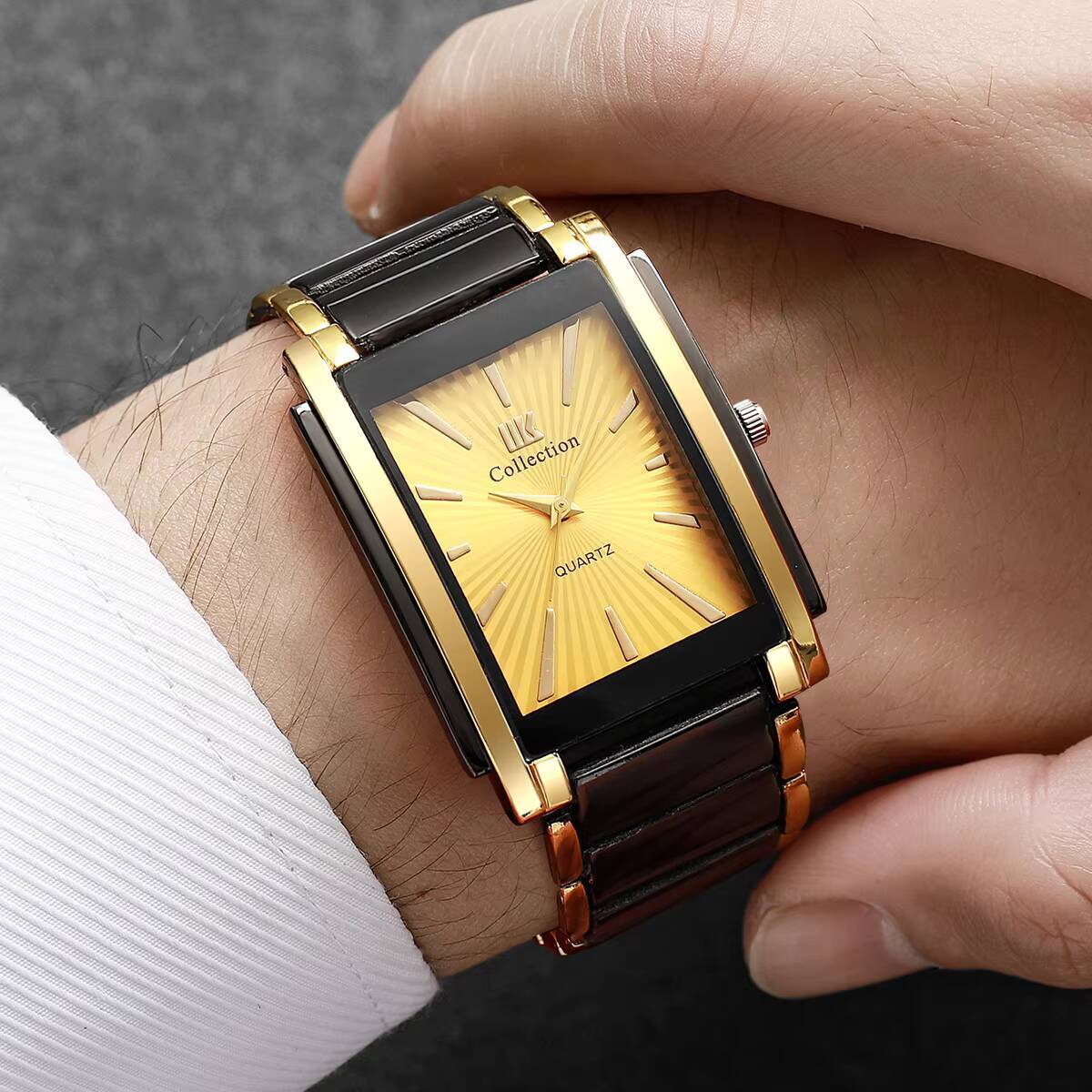 Luxus Rechteck Männer Business – Luxury Watch Storage Bewertung und Preis