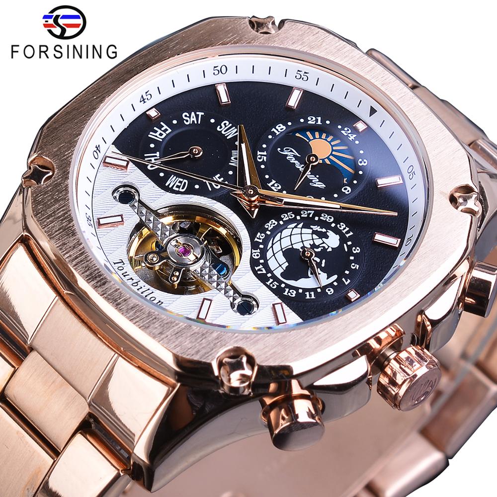 Forsining Marke Mens Mechanisc – Moonphase Complication Watch Bewertung und Preis