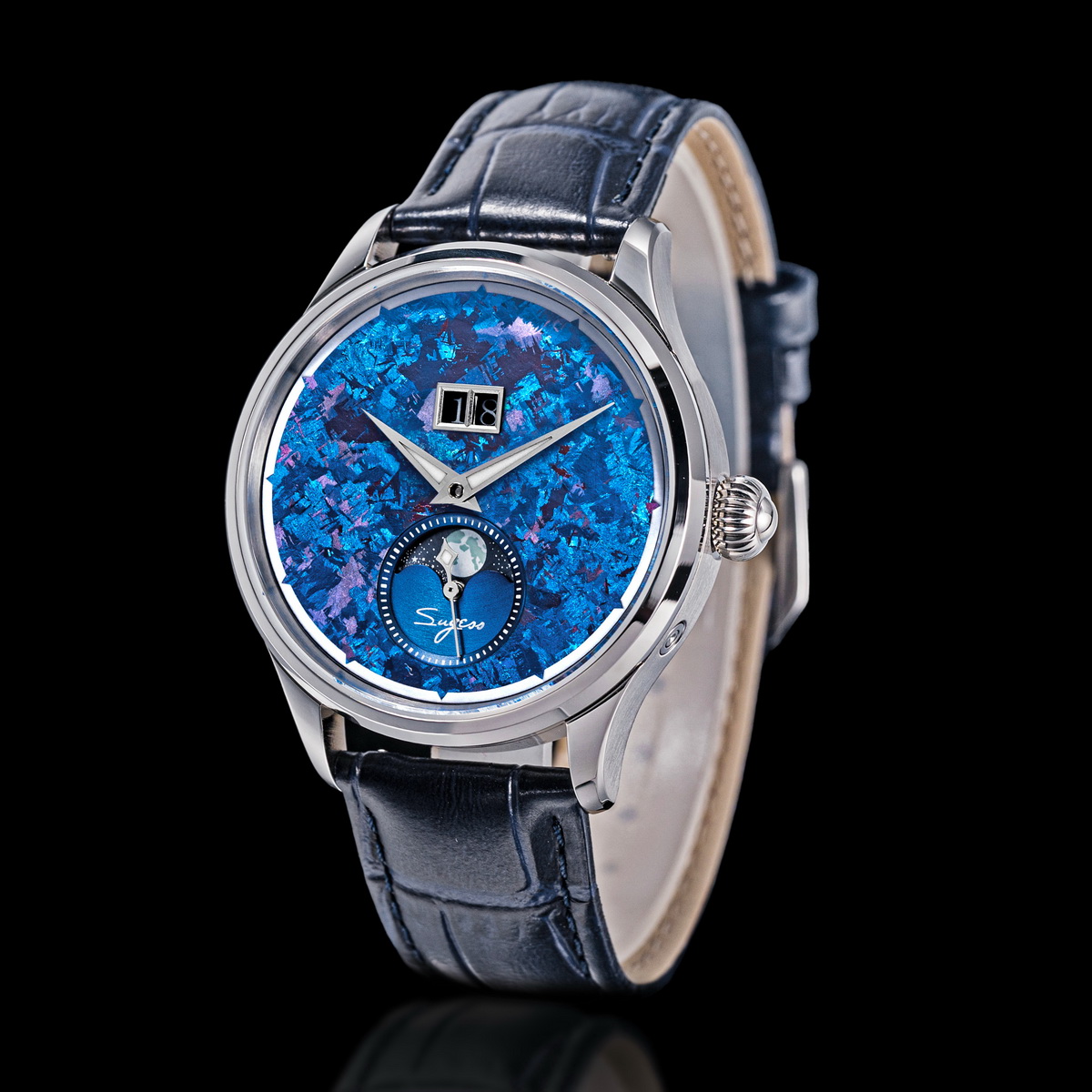 Sugess Herrenuhr mit Mondphase – Moonphase Complication Watch Bewertung und Preis
