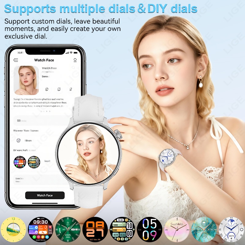 LIGE Luxus-Smartwatches für Da – Luxury Watch Hd Bewertung und Preis