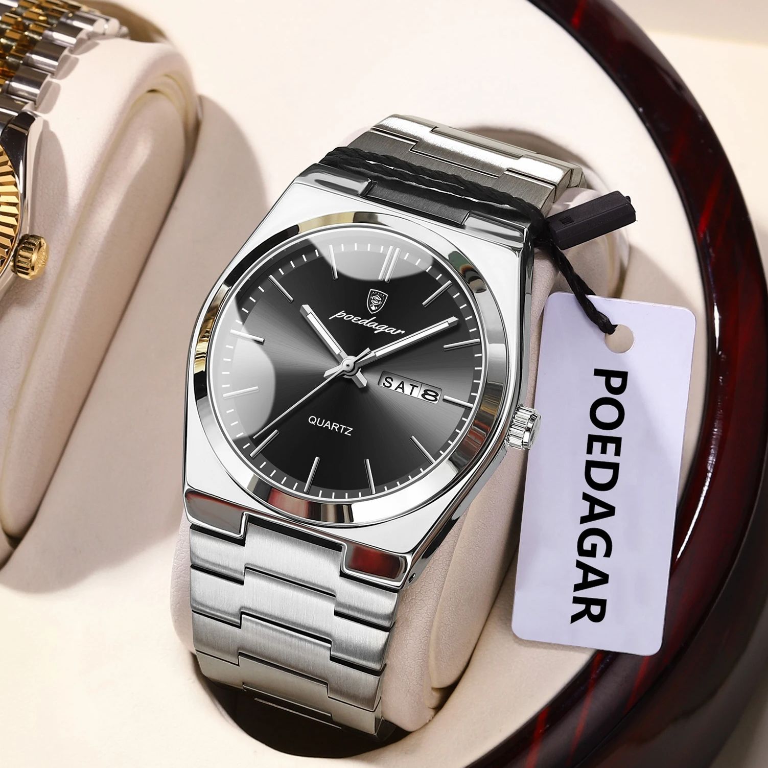 POEDAGAR Luxus Herren Quarz Ar – Luxury Watch Japan Bewertung und Preis