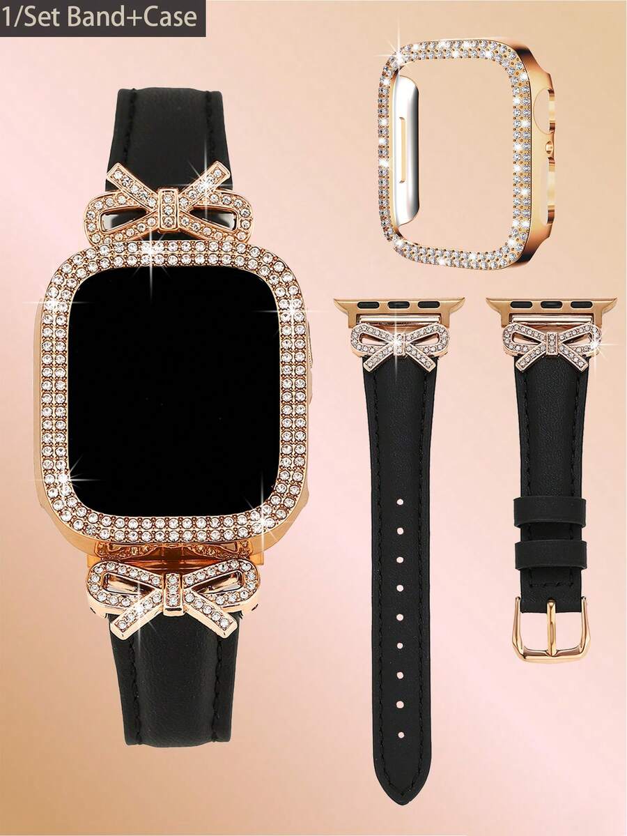 1/Set Luxuriöses Roségold Diam – Luxury Watch Apple Bewertung und Preis