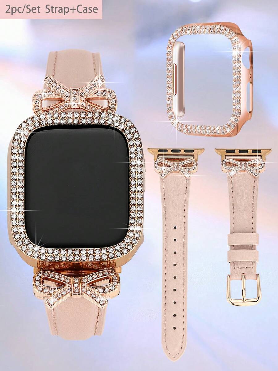 1/Set Luxuriöses Roségold Diam – Luxury Watch Apple Bewertung und Preis