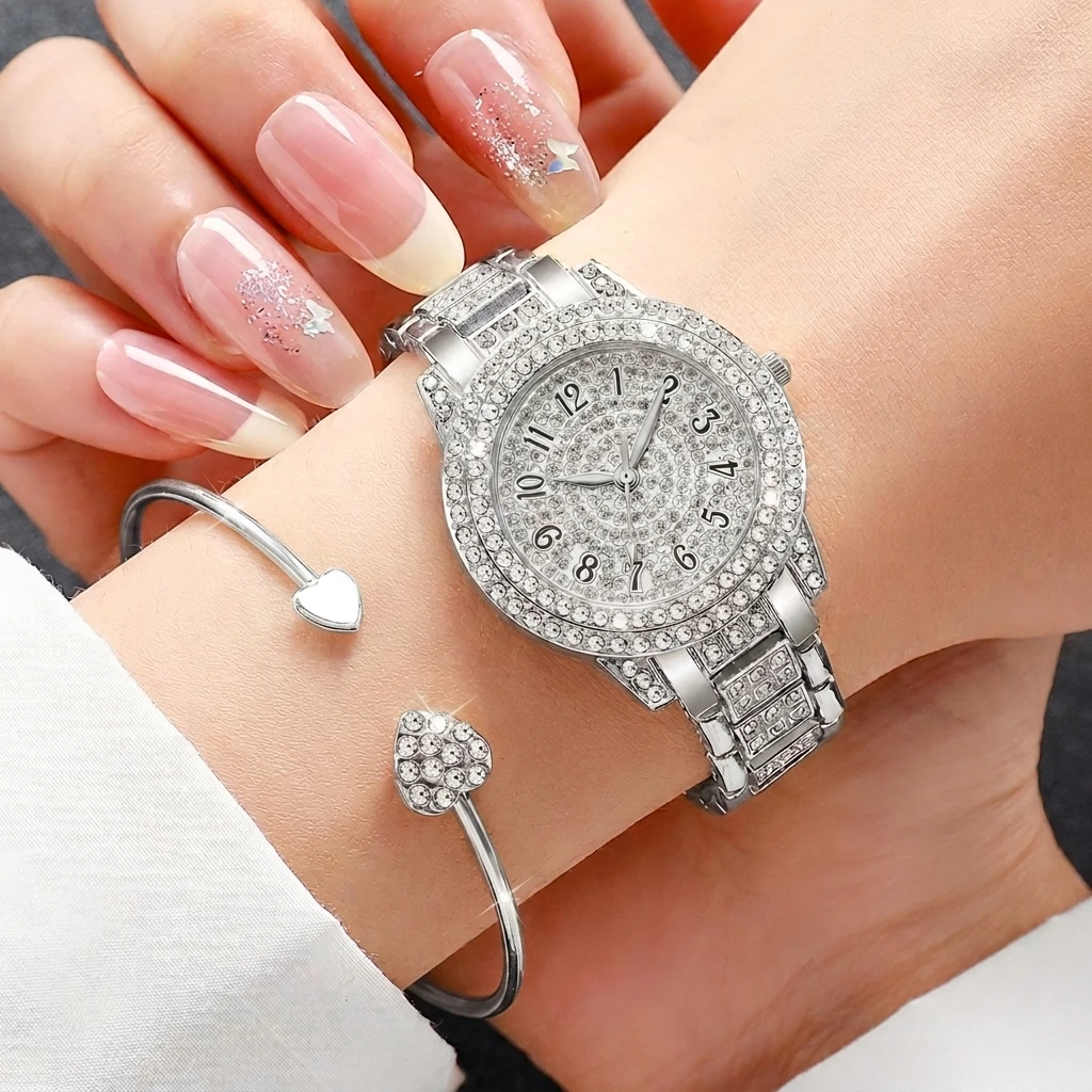 6-teiliges Modisches Strass-Uh – Luxury Watch Quality Bewertung und Preis