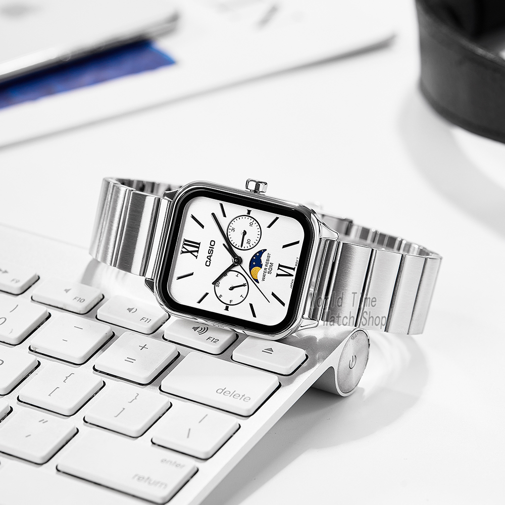 Casio-Armbanduhr für Herren, m – Moonphase Complication Watch Bewertung und Preis