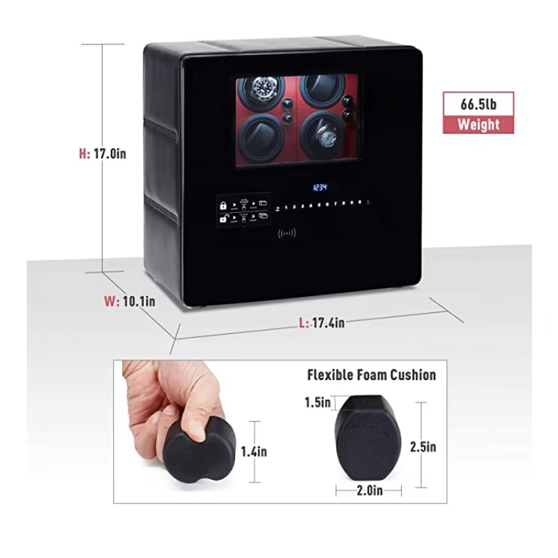 Luxuriöse Uhrenbeweger-Box mit – Luxury Watch Storage Bewertung und Preis