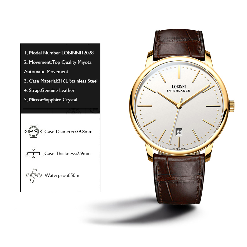 Herren-Luxusuhr, Herren-Automa – Dress Watch Ultra Thin Bewertung und Preis