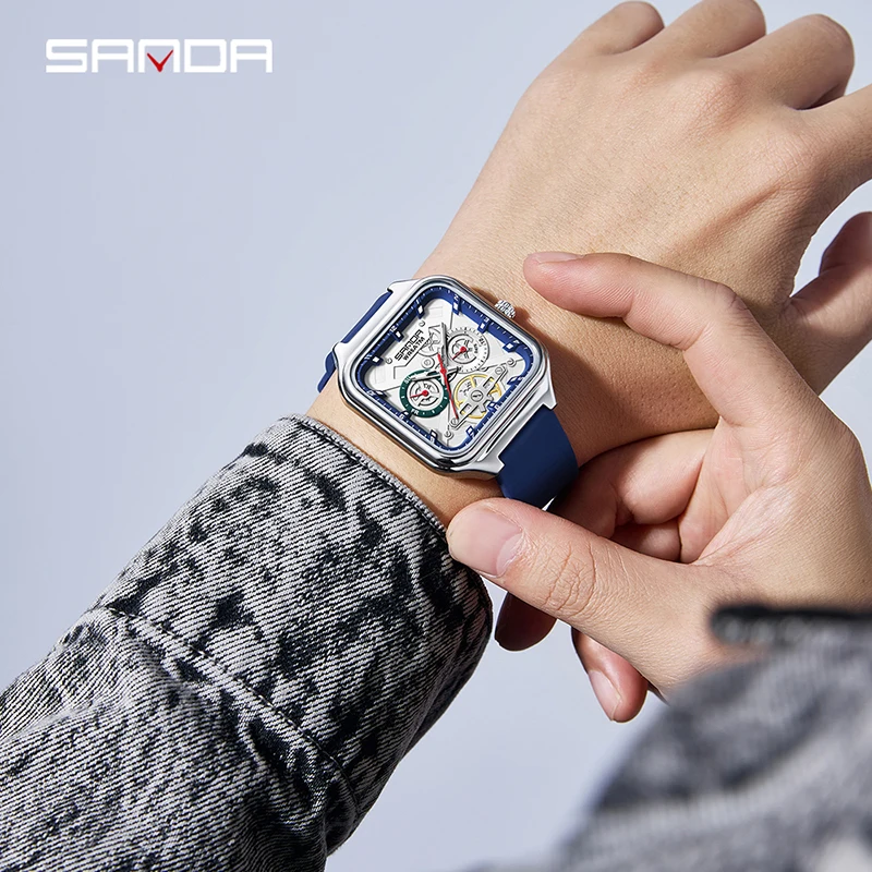 SANDA Neue Casual Herren Quadr – Luxury Watch Japan Bewertung und Preis
