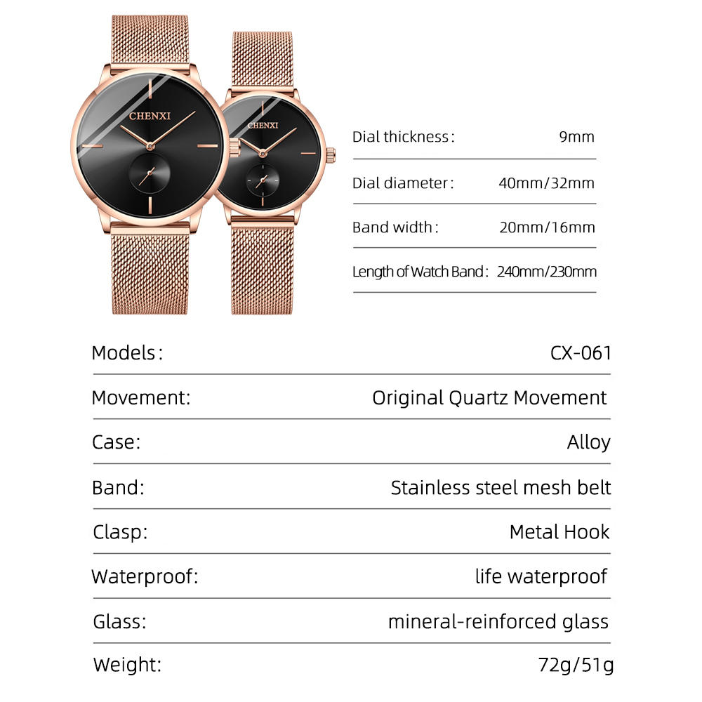 CHENXI Luxus Wasserdichte Männ – Luxury Watch Wallpaper Bewertung und Preis